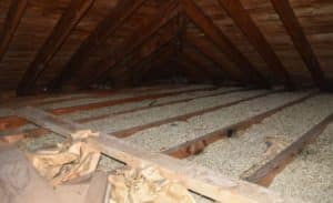 asbestos-containing vermiculite attic insulation