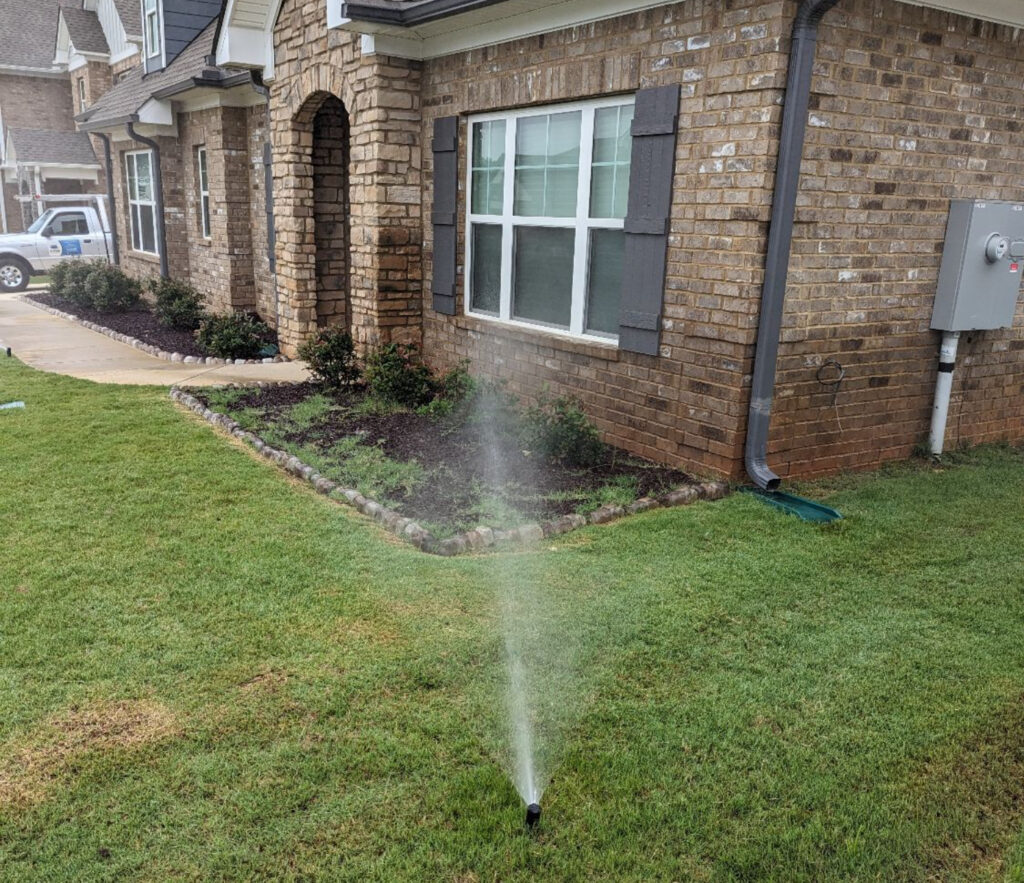 Photo of lawn emitter (sprinkler head)