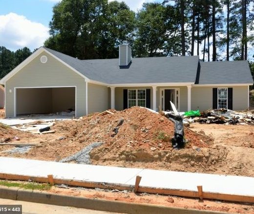 photo of new home under construction